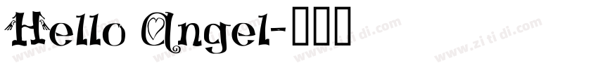 Hello Angel字体转换